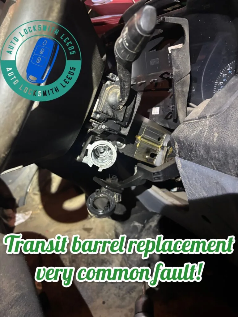 Transit ignition barrel common fault